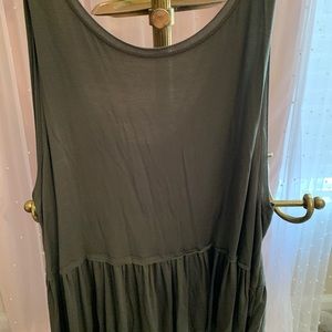 Green Babydoll Tanktop